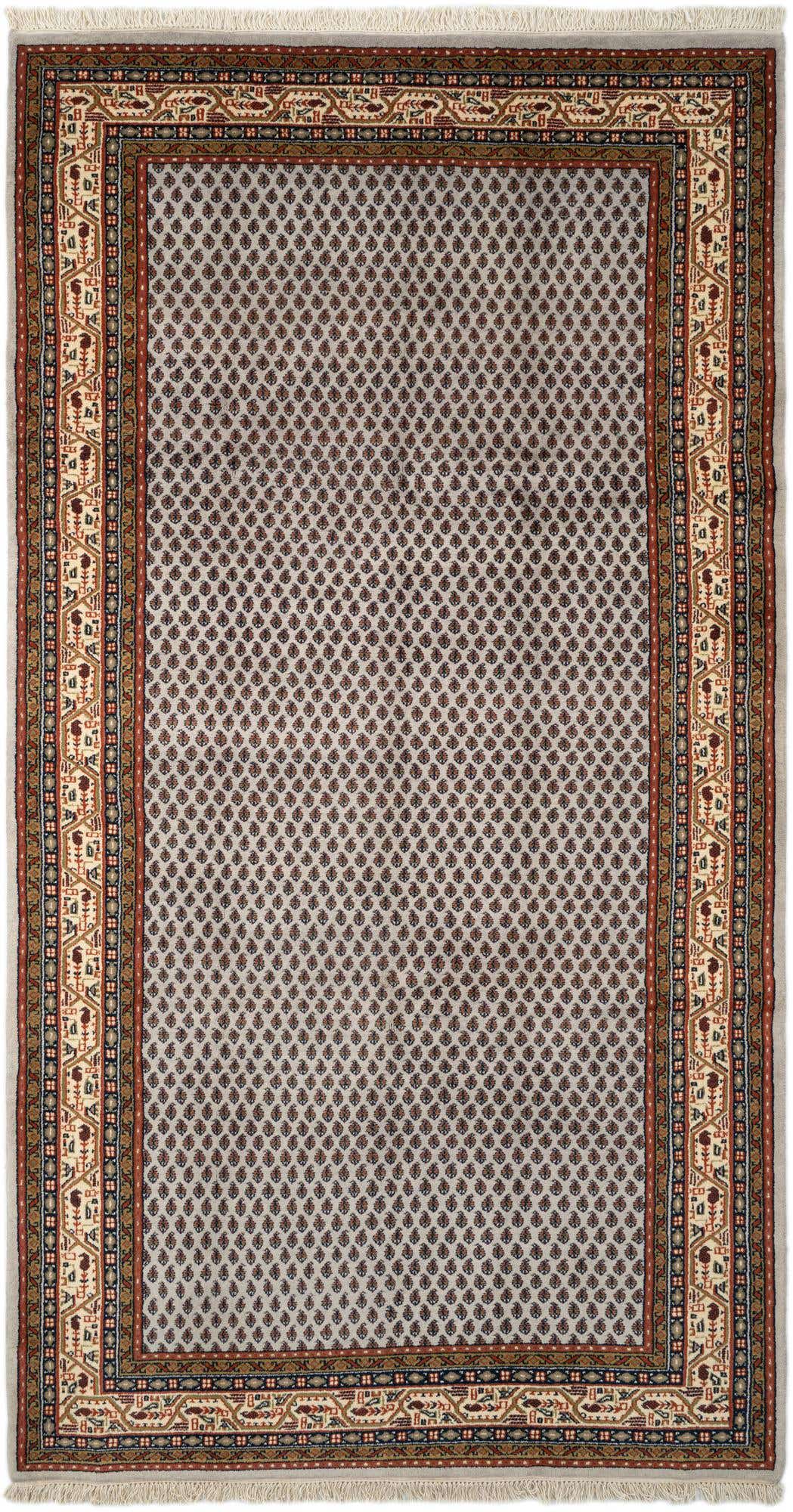 6' x 11' 4 Hand Knotted Mir Wool Runner Rug