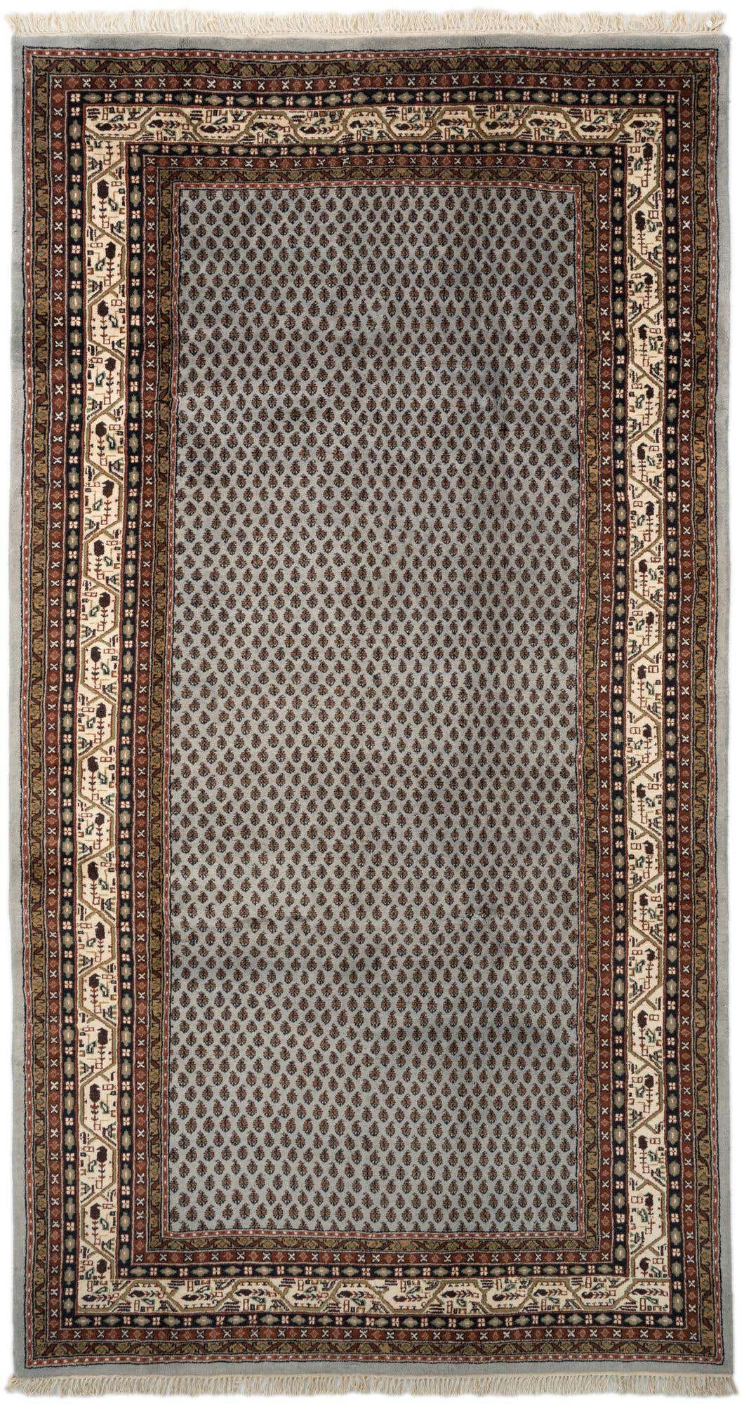 6' x 11' 4 Hand Knotted Mir Oriental Wool Runner Rug