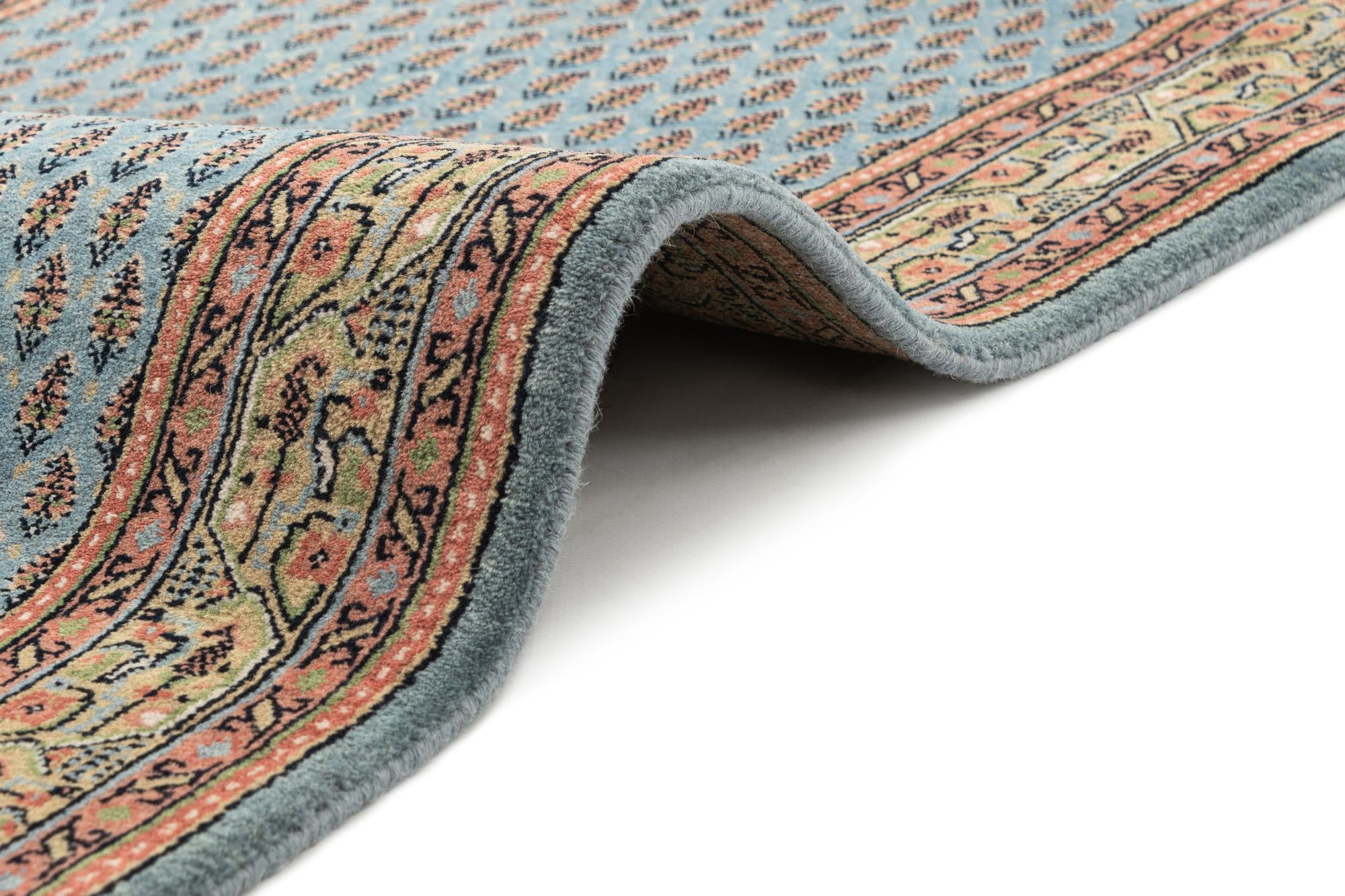 2' 8 x 10' Hand Knotted Mir Wool Runner Rug