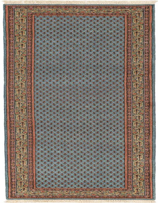 Detail image of 2' 8 x 10' Hand Knotted Mir Wool Runner Rug