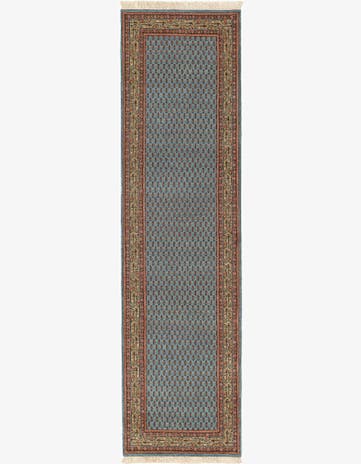 2' 8 x 10' Hand Knotted Mir Wool Runner Rug