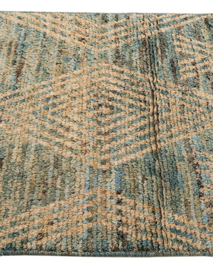 Detail image of 3' 4 x 10' 8  Hand Knotted Moroccan Wool Runner Rug