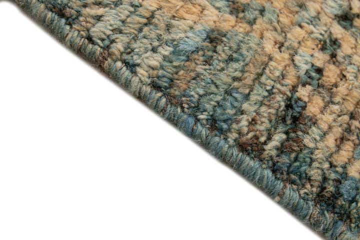 3' 4 x 10' 8 Hand Knotted Moroccan Wool Runner Rug