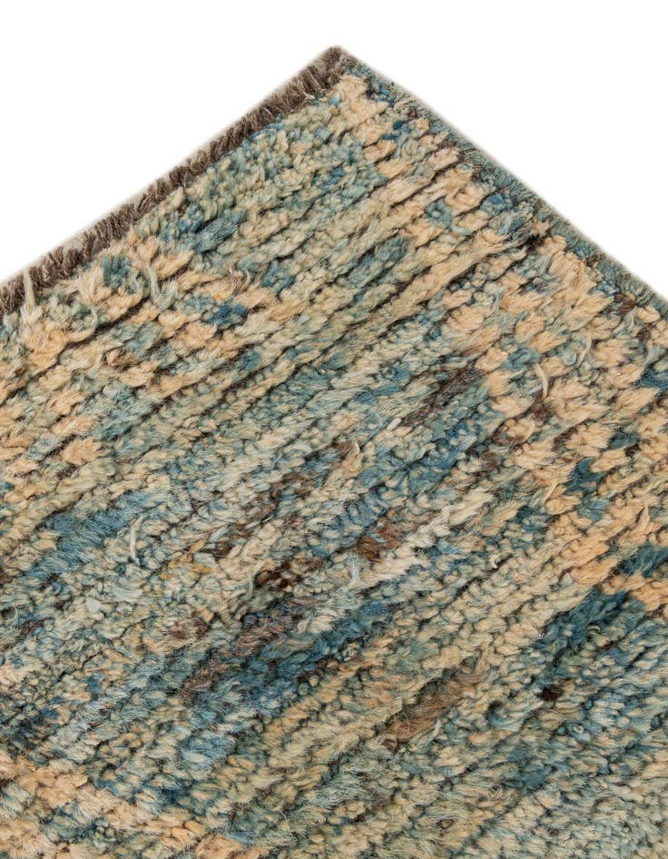 Detail image of 3' 4 x 10' 8  Hand Knotted Moroccan Wool Runner Rug