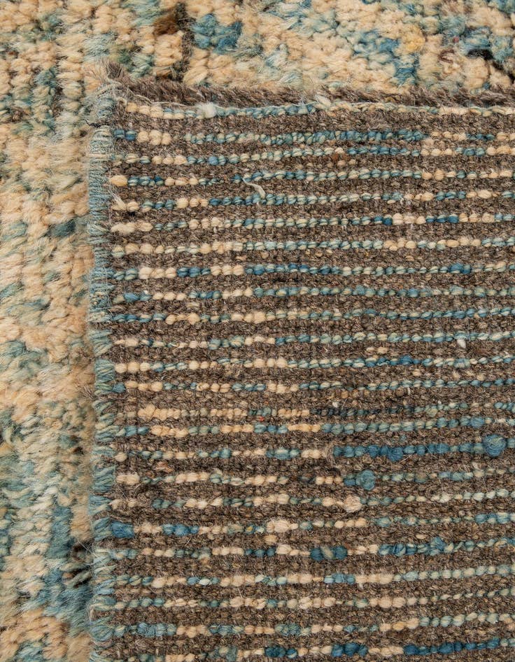 Detail image of 3' 4 x 10' 8  Hand Knotted Moroccan Wool Runner Rug