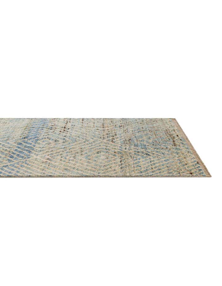 4' 3 x 19' 2 Hand Knotted Moroccan Wool Runner Rug