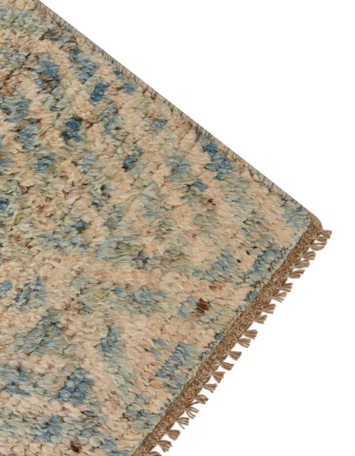 4' 3 x 19' 2 Hand Knotted Moroccan Wool Runner Rug