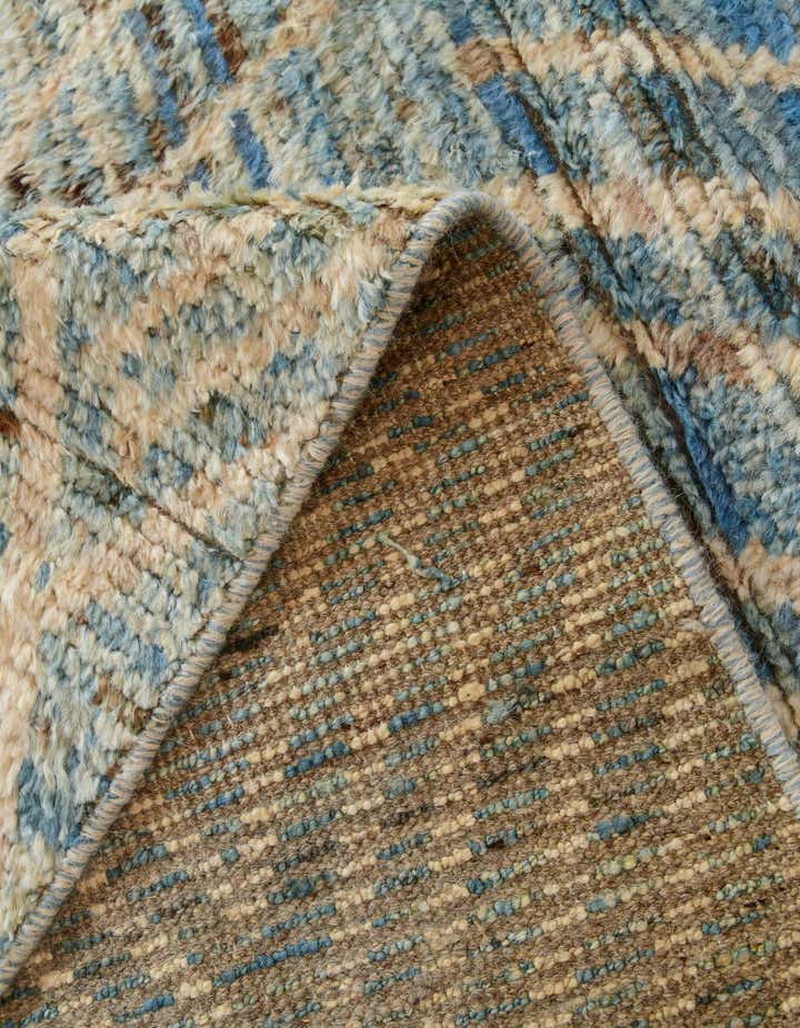 4' 3 x 19' 2 Hand Knotted Moroccan Wool Runner Rug