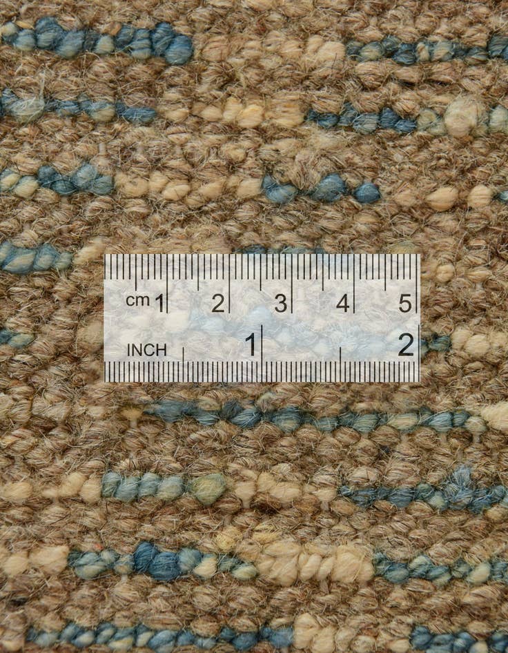 Detail image of 4' 3 x 19' 2 Hand Knotted Moroccan Wool Runner Rug