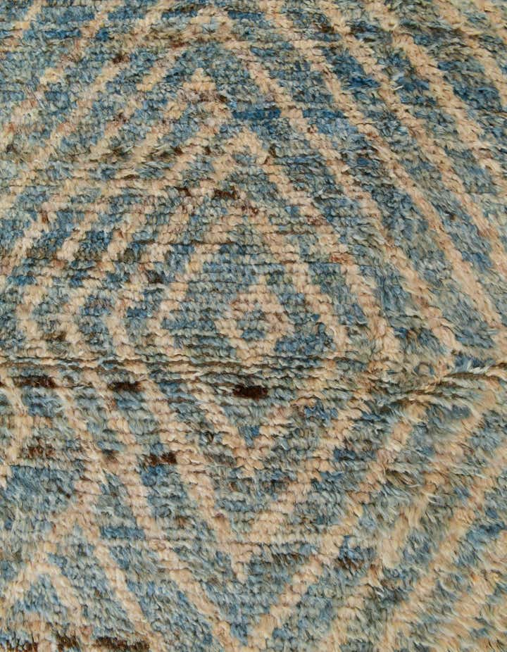 4' 3 x 19' 2 Hand Knotted Moroccan Wool Runner Rug