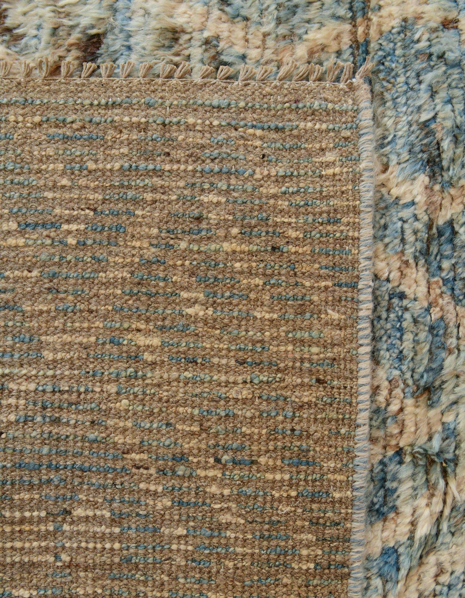 Detail image 11 of 13: 4' 3 x 19' 2 Hand Knotted Moroccan Wool Runner Rug