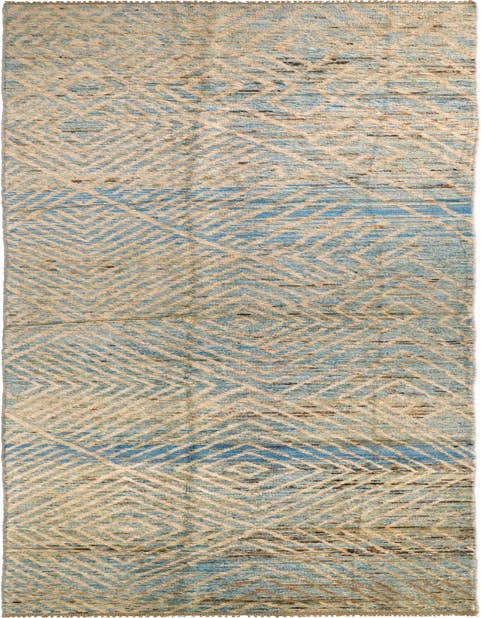 Detail image of 4' 3 x 19' 2 Hand Knotted Moroccan Wool Runner Rug