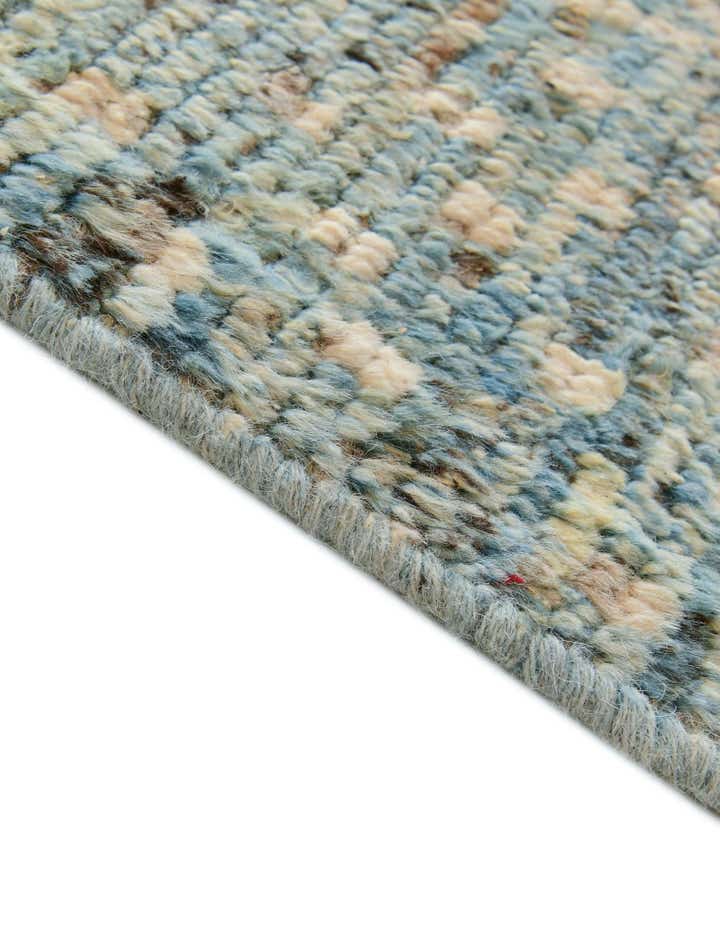 5' 2 x 19' 4 Hand Knotted Moroccan Wool Runner Rug