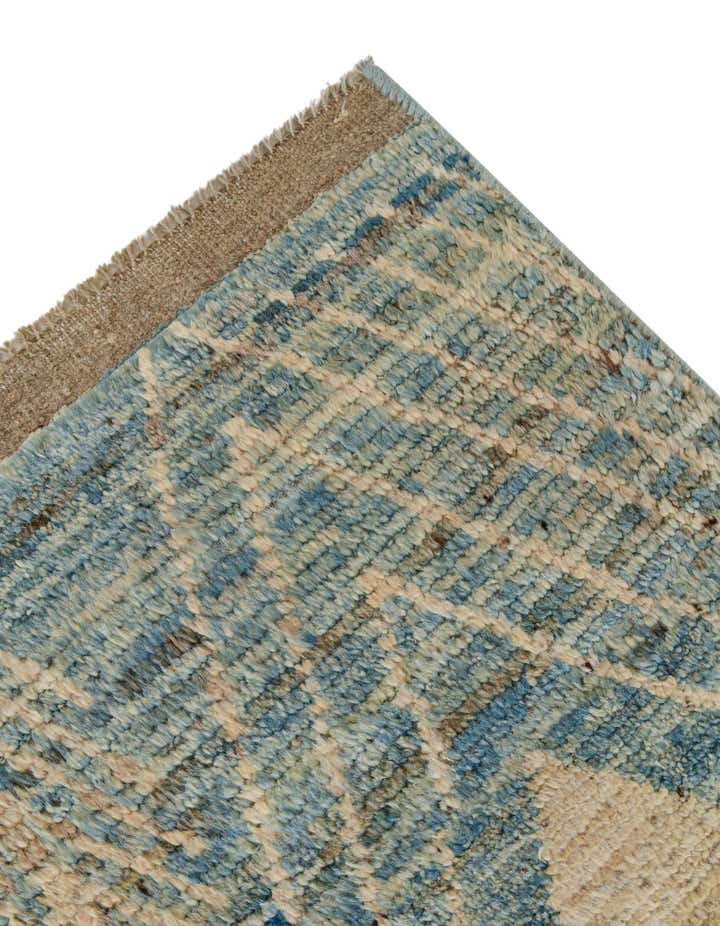 5' 2 x 19' 4 Hand Knotted Moroccan Wool Runner Rug