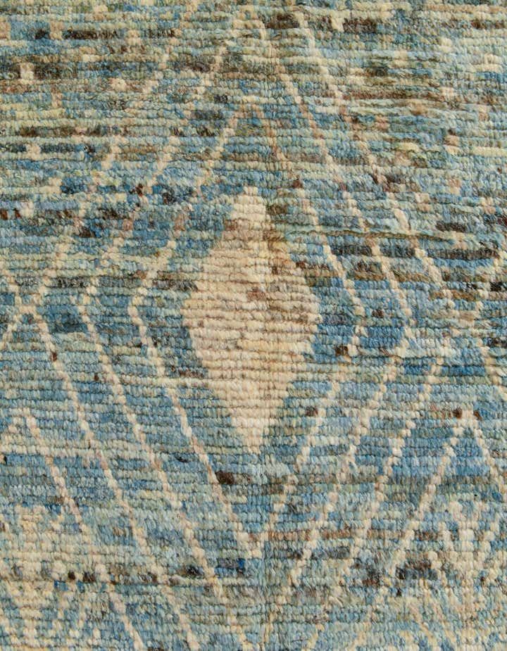 5' 2 x 19' 4 Hand Knotted Moroccan Wool Runner Rug