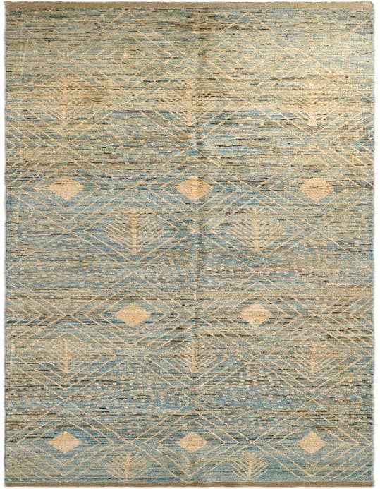 Detail image of 5' 2 x 19' 4 Hand Knotted Moroccan Wool Runner Rug