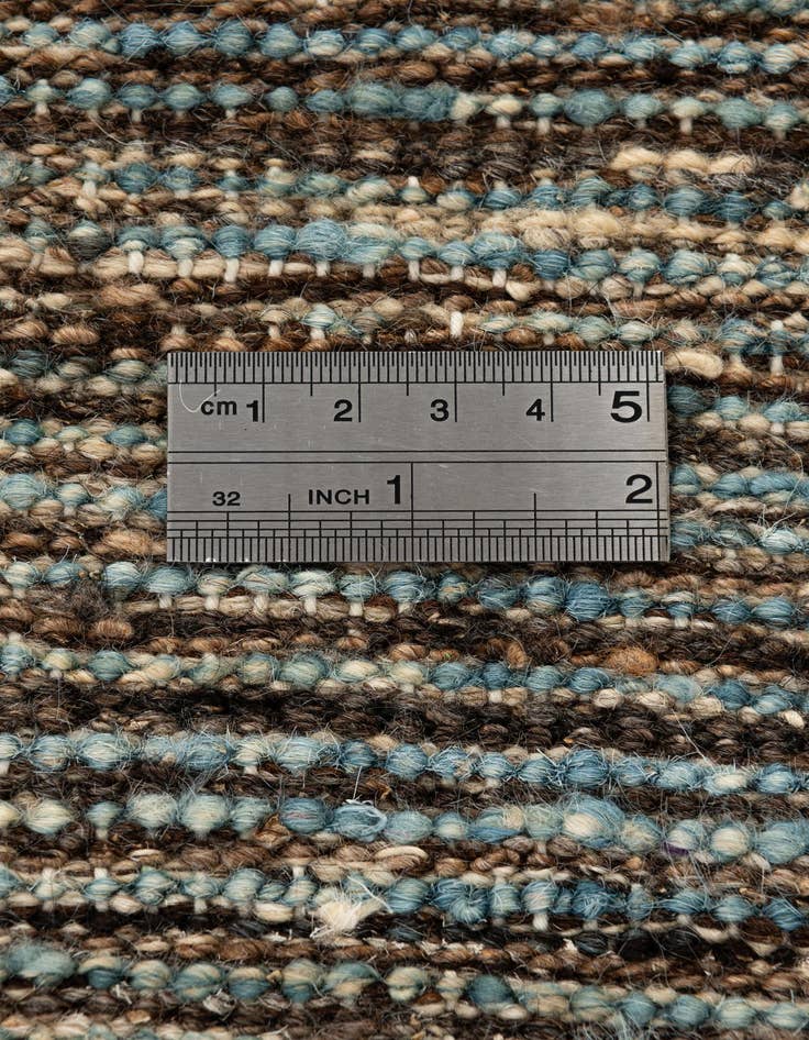 Detail image of 3' 3 x 16'  Hand Knotted Moroccan Wool Runner Rug