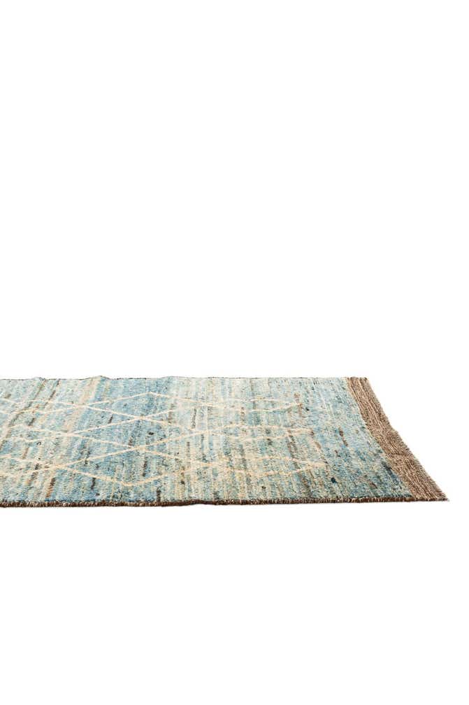 3' 3 x 16' Hand Knotted Moroccan Wool Runner Rug