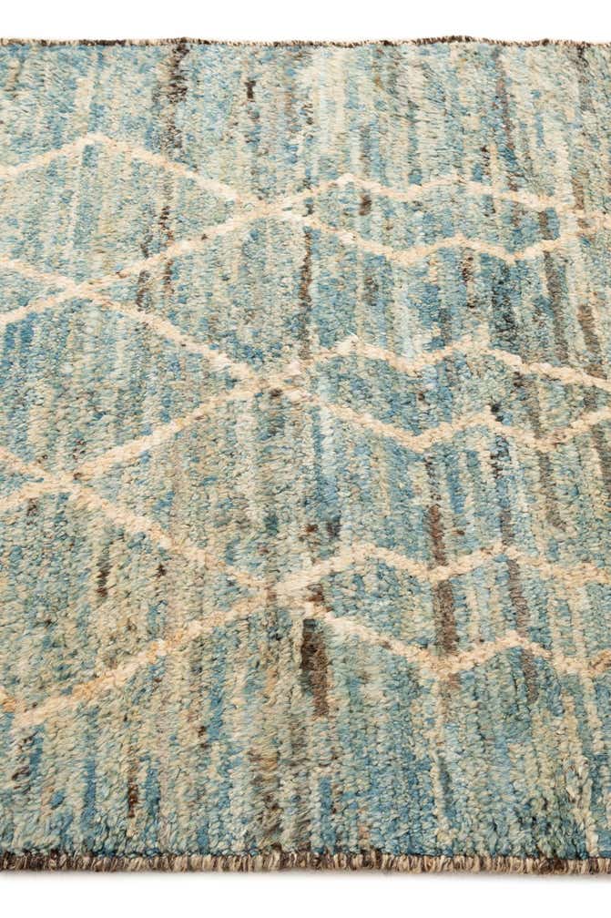 3' 3 x 16' Hand Knotted Moroccan Wool Runner Rug
