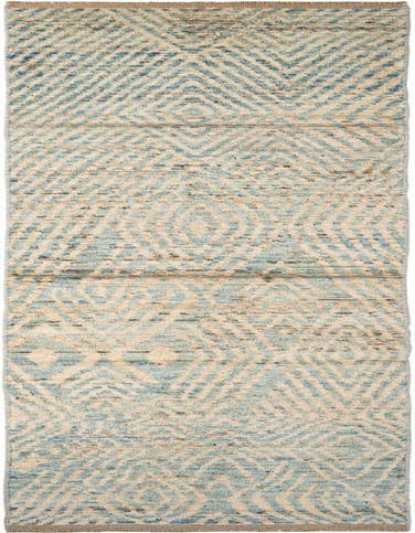 Detail image of 3' x 16' 3 Hand Knotted Moroccan Wool Runner Rug