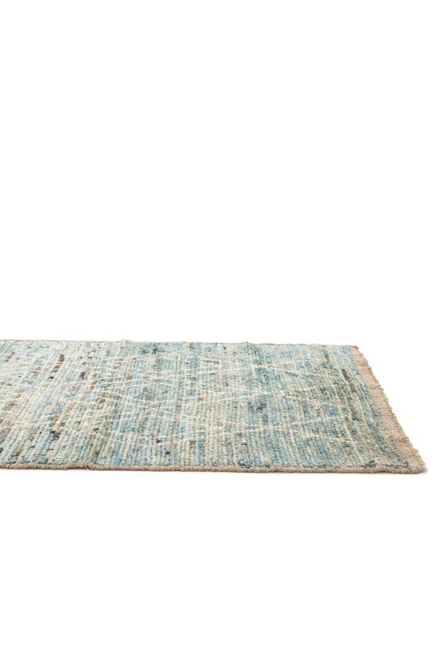 Detail image of 3' 2 x 16' 4 Hand Knotted Moroccan Wool Runner Rug