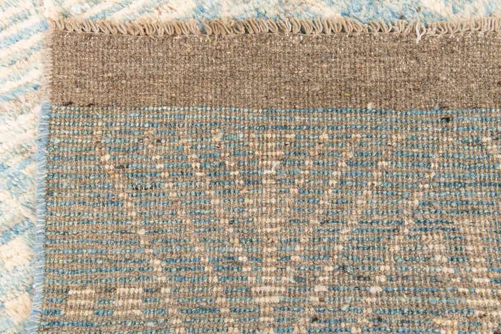 3' 1 x 16' 7 Hand Knotted Moroccan Wool Runner Rug