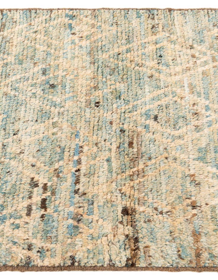 Detail image of 3' 1 x 16'  Hand Knotted Moroccan Wool Runner Rug