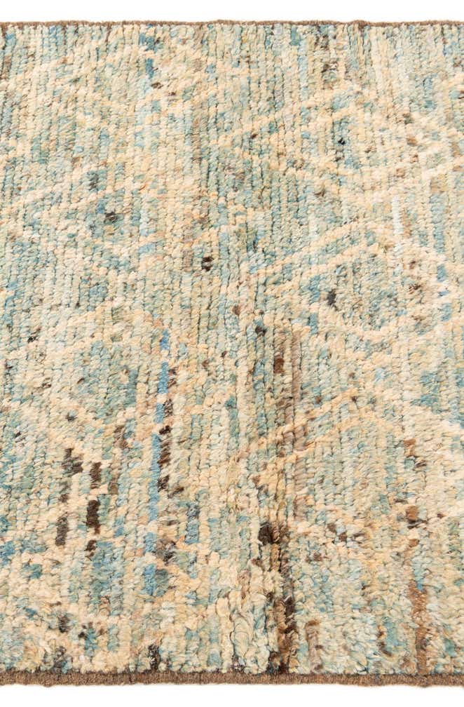 3' 1 x 16' Hand Knotted Moroccan Wool Runner Rug