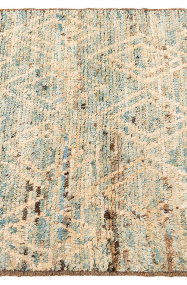 Detail image of 3' 1 x 16' Hand Knotted Moroccan Wool Runner Rug