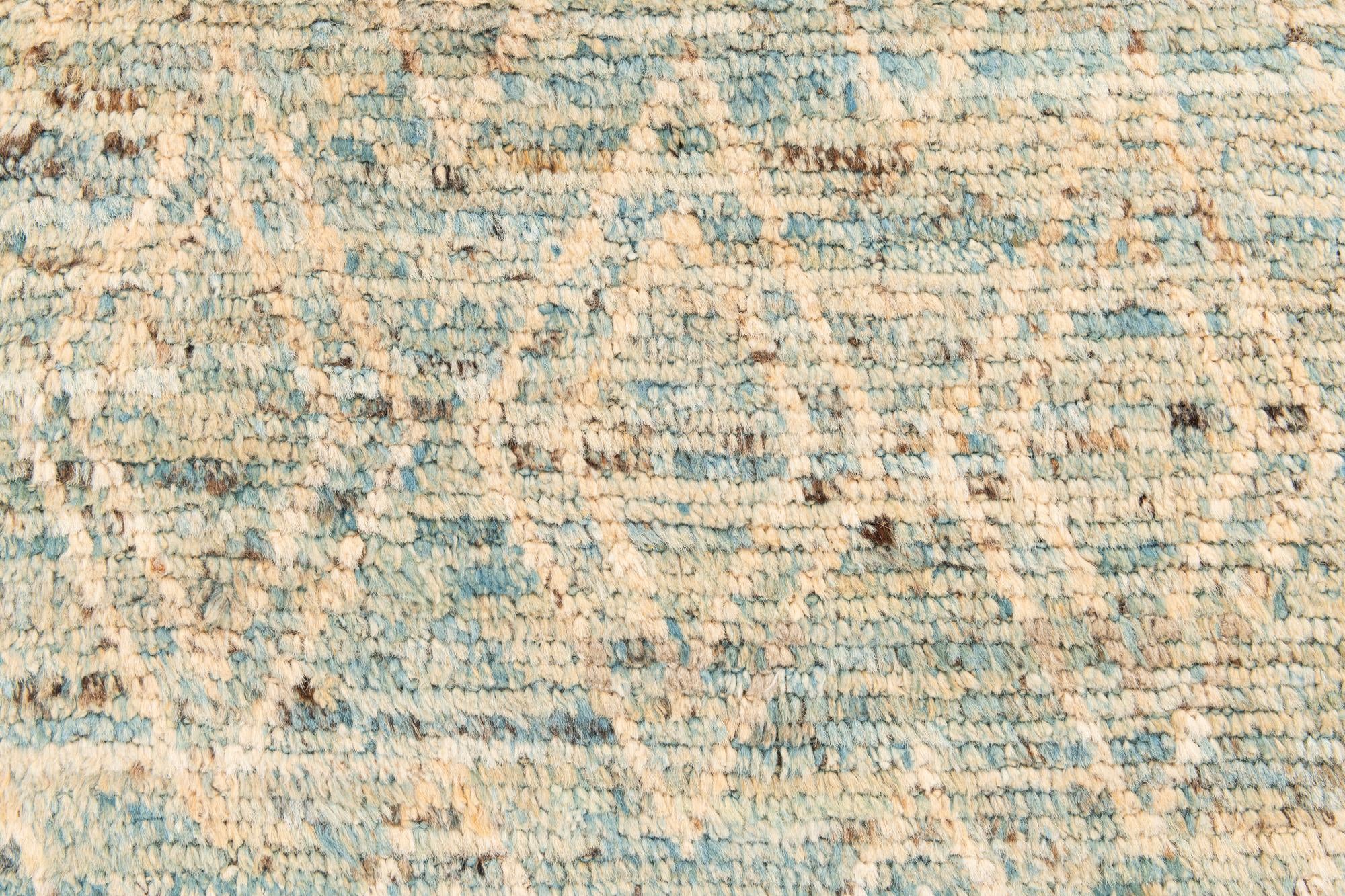 3' 1 x 16' Hand Knotted Moroccan Wool Runner Rug