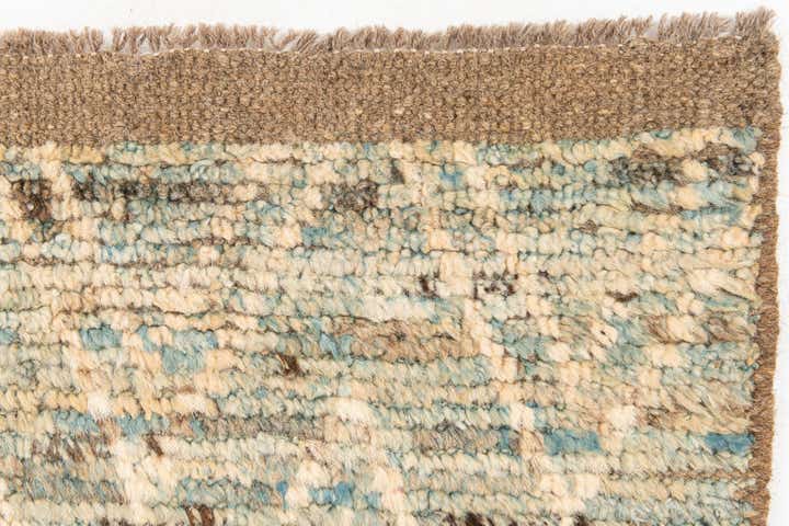 3' 1 x 16' Hand Knotted Moroccan Wool Runner Rug