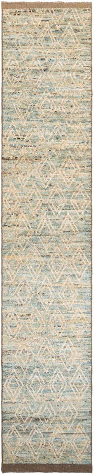 Detail image of 3' 1 x 16' Hand Knotted Moroccan Wool Runner Rug