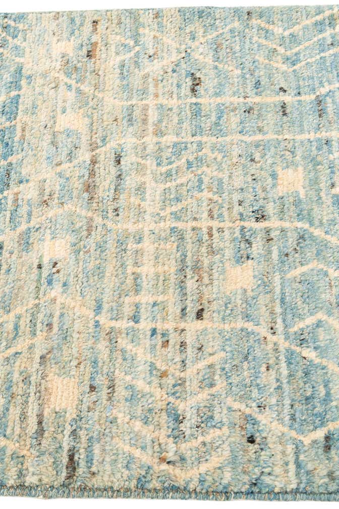 3' 3 x 13' 3 Hand Knotted Moroccan Wool Runner Rug