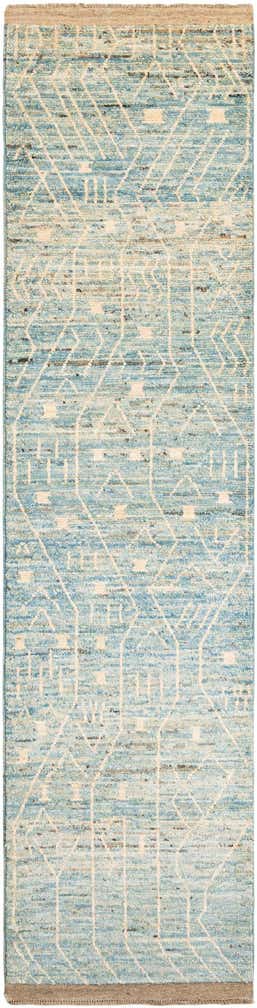 3' 3 x 13' 3 Hand Knotted Moroccan Wool Runner Rug