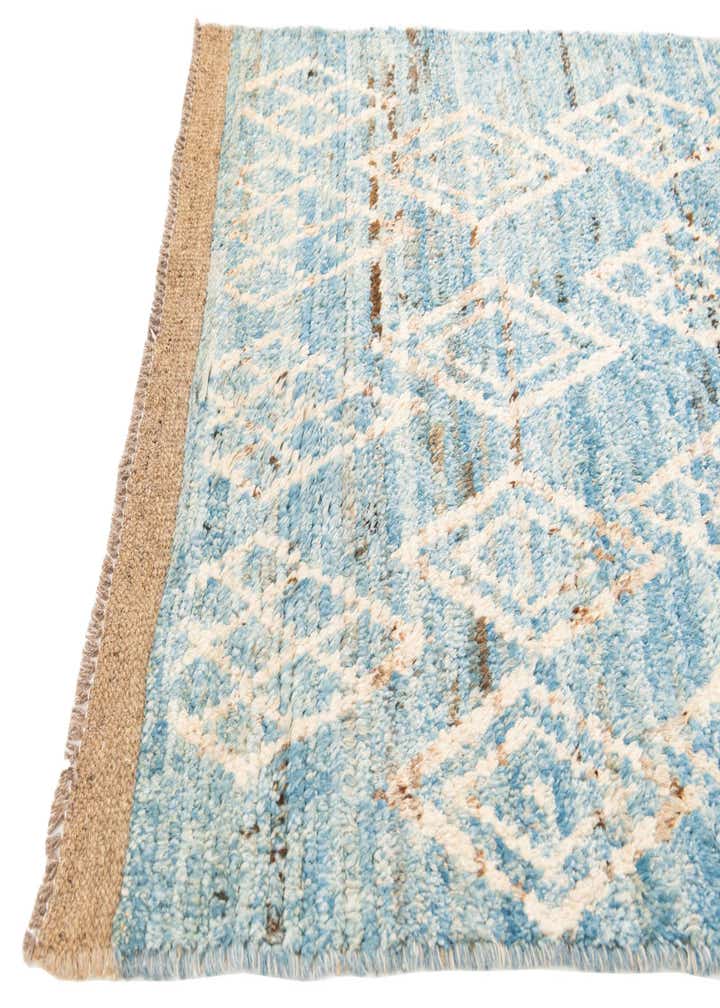 3' 2 x 15' 2 Hand Knotted Moroccan Wool Runner Rug