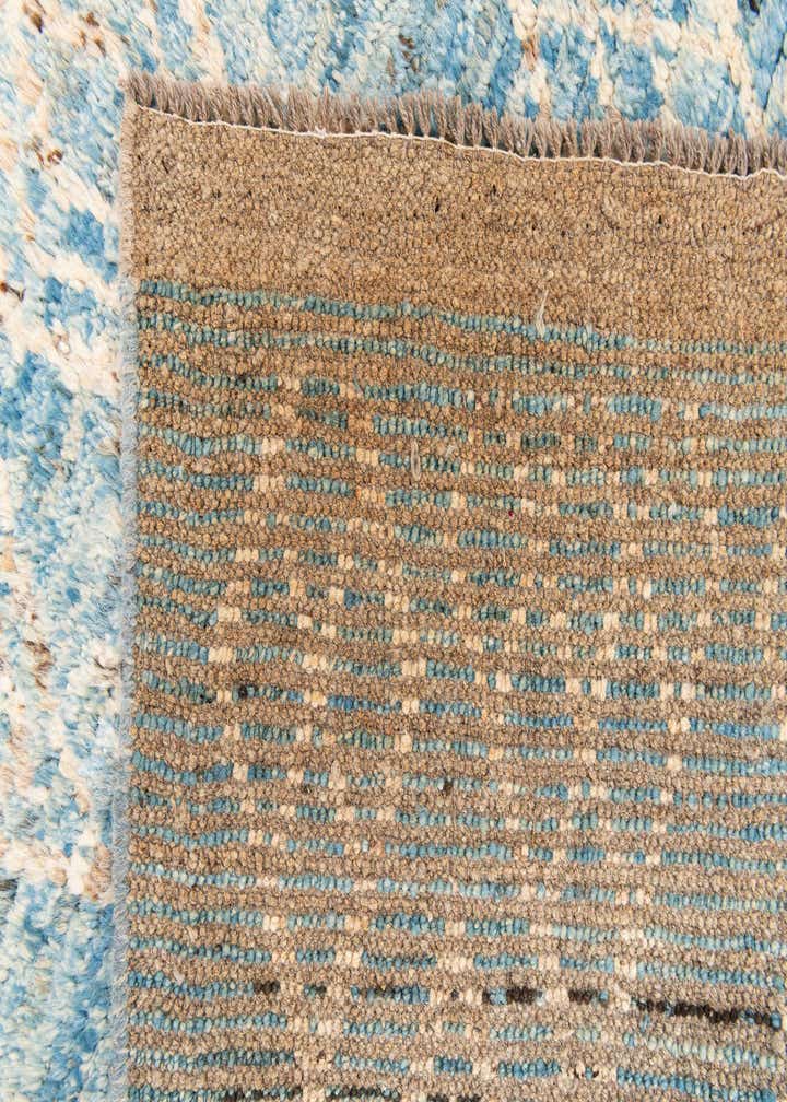 3' 2 x 15' 2 Hand Knotted Moroccan Wool Runner Rug