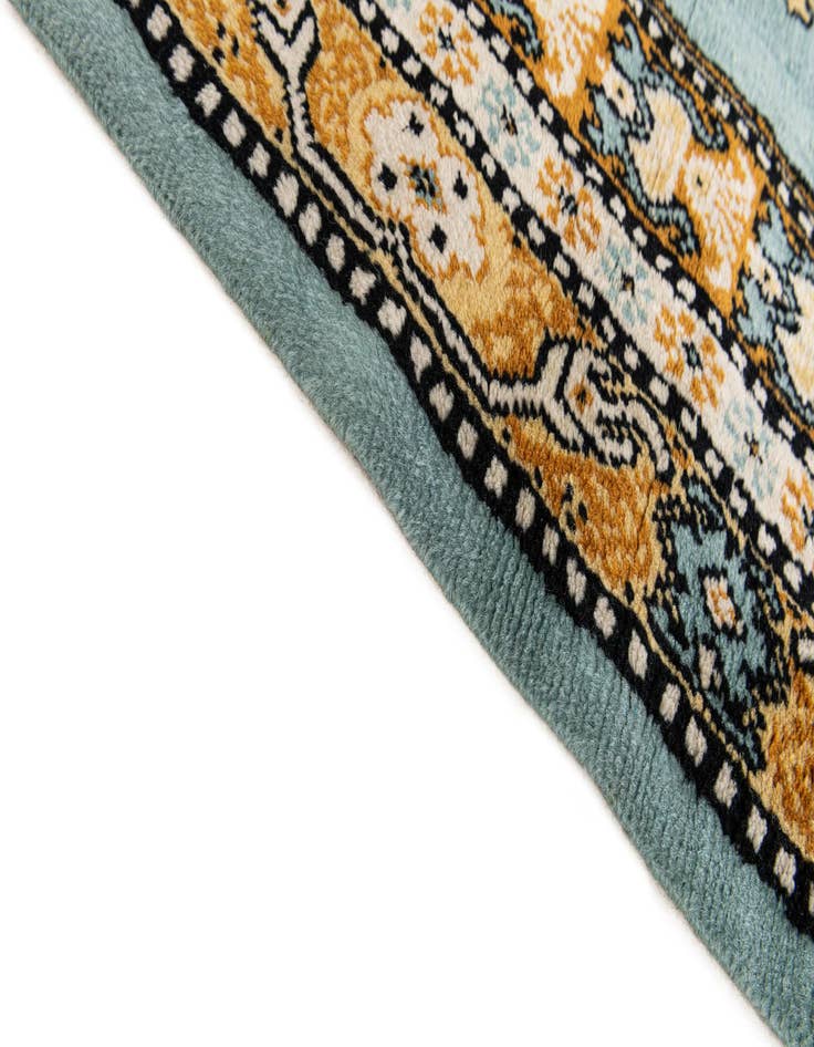 Detail image of 3' 6 x 10' 4  Hand Knotted Moroccan Wool Runner Rug