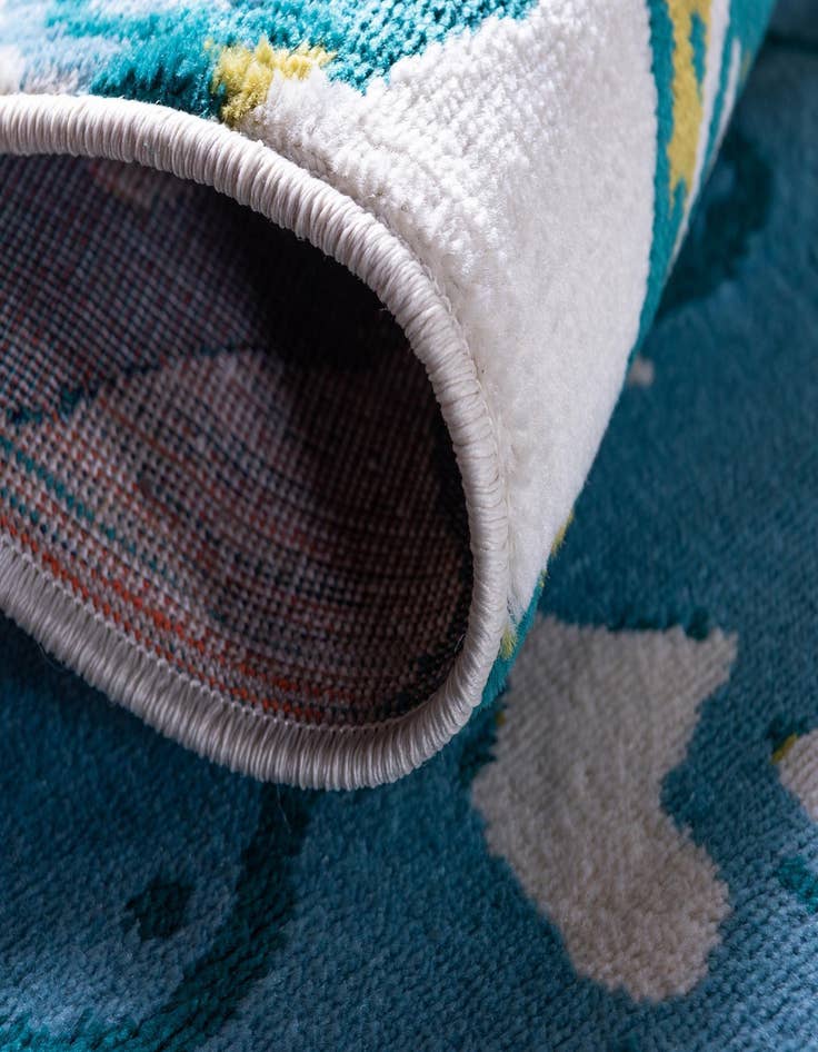 Detail image of 2' x 6' Open Hearts Runner Rug