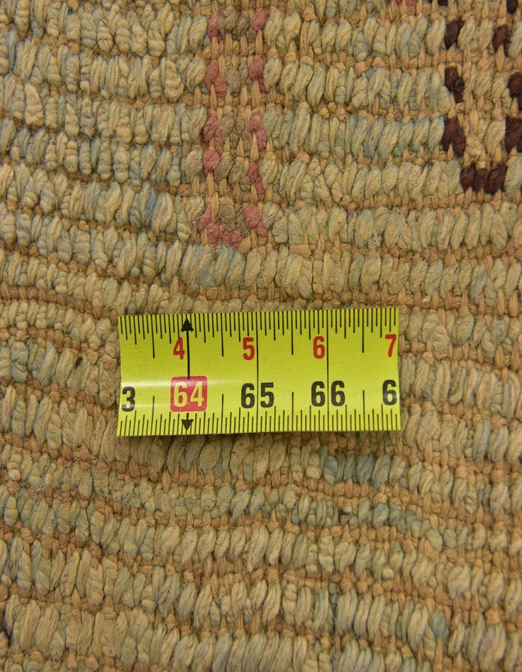 Detail image of 4' 4 x 8' 4  Hand Knotted Oushak Wool Runner Rug