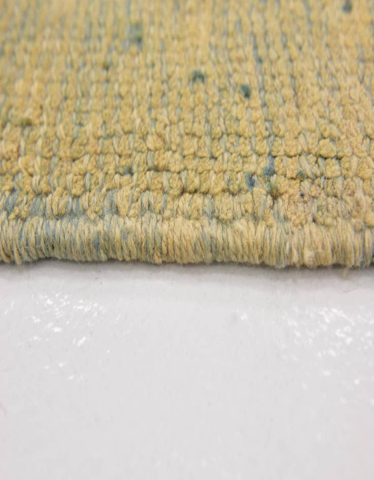 Detail image of 4' 3 x 10' 8 Hand Knotted Oushak Wool Runner Rug