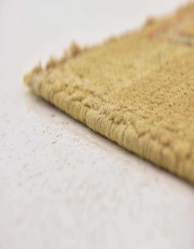 Detail image of 4' 3 x 7'  Hand Knotted Oushak Wool Runner Rug