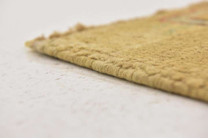 4' 3 x 7' Hand Knotted Oushak Wool Runner Rug