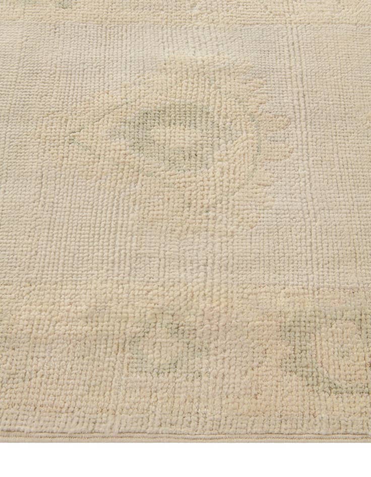 Detail image of 2' 6 x 11'  Hand Knotted Oushak Wool Runner Rug