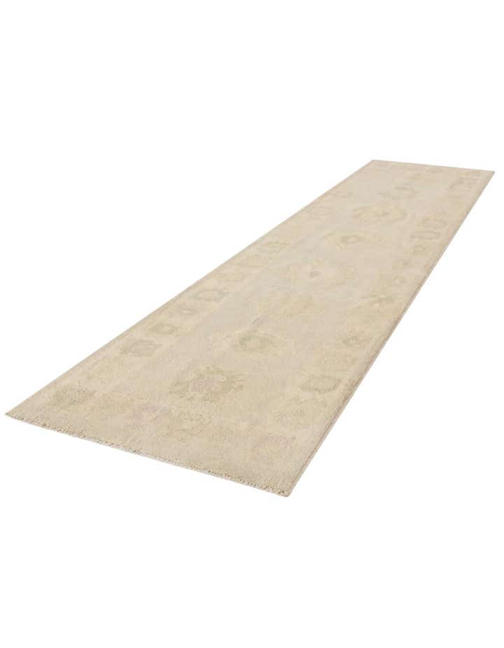 2' 6 x 11' Hand Knotted Oushak Wool Runner Rug
