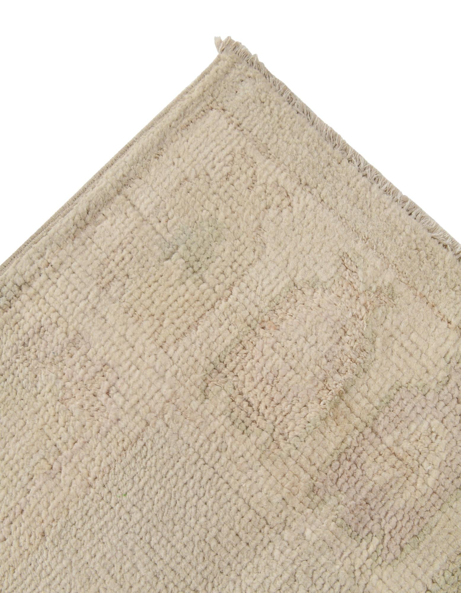 2' 6 x 11' Hand Knotted Oushak Wool Runner Rug