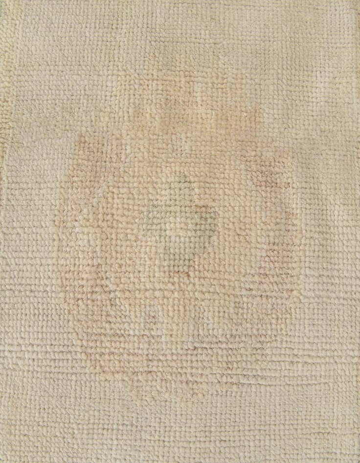 Detail image of 2' 6 x 11'  Hand Knotted Oushak Wool Runner Rug