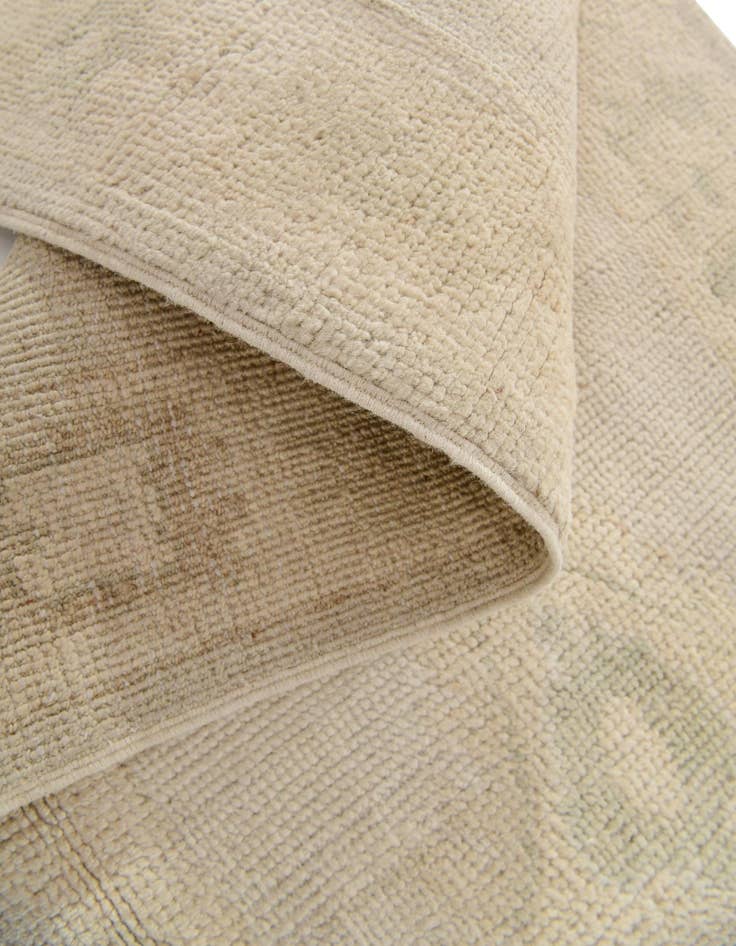 Detail image of 2' 6 x 11' Hand Knotted Oushak Wool Runner Rug