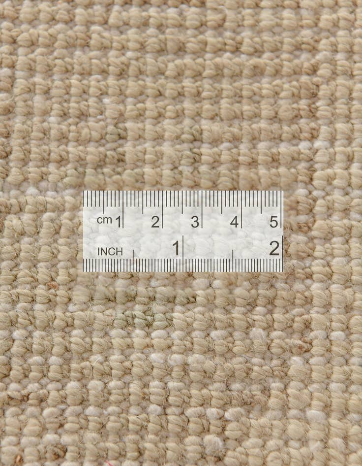 Detail image of 2' 6 x 11'  Hand Knotted Oushak Wool Runner Rug