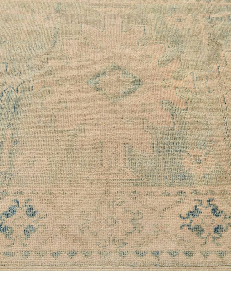 Detail image of 2' 9 x 8' 6  Hand Knotted Oushak Wool Runner Rug