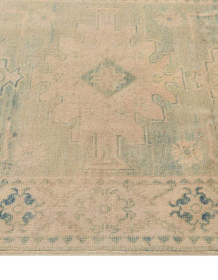 2' 9 x 8' 6 Hand Knotted Oushak Wool Runner Rug